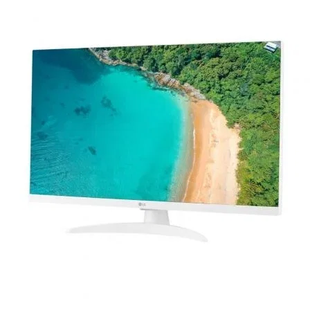 LG 27TQ615S-WZ Monitor TV Smart de 27" Full HD IPS, WebOS 22, Blanco, 2x HDMI, Altavoces Estéreo, Wi-Fi, Bluetooth, Compatible VESA